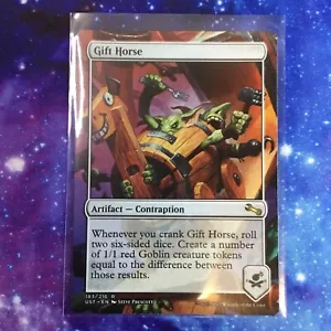 Gift Horse - 183/216 - Unstable - Artifact - Magic the Gathering - MTG TCG - Picture 1 of 1