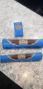 SE RACING Big Ripper Pad Set Ball Burnished Blue BMX - Picture 1 of 2