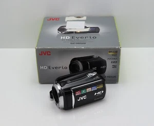 JVC EVERIO GZ-HD520 CAMCORDER BOXED 120GB HARD DRIVE HD DIGITAL HIGH DEFINITION - Picture 1 of 4