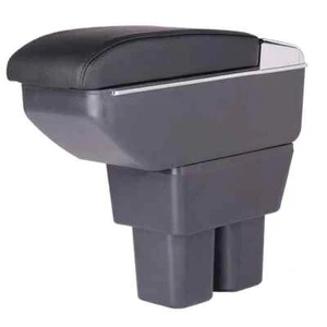 For Suzuki Jimny 2019 2020 2021 JB64 JB74 Center Armrest Box Double Layer Black - Foto 1 di 10