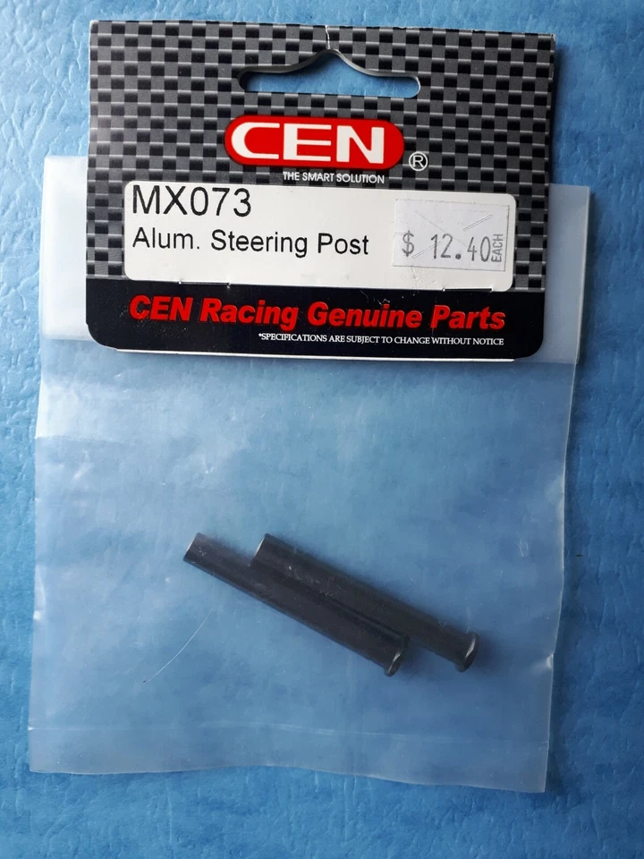 VINTAGE CEN 73 STEERING POST ALUMINIUM GUN METAL (2) MX073 NIP - Image 1 of 1