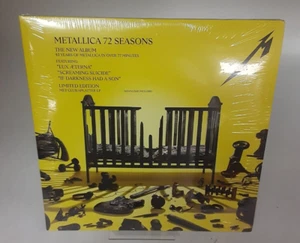 Metallica 72 Seasons Vinyl LE Met Club EXCLUSIVE Yellow w/ Black Splatter SEALED - Picture 1 of 4