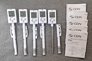 5 Brand New CDN Digital Tea Thermometer & Timers - Picture 1 of 2