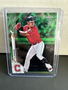 2020 Topps Chrome Ben Baller Edition Green Refractor /99 Yu Chang #173 Rookie RC