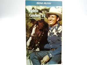 Public Cowboy #1 VHS 1992 starring Gene Autry 1937 Western Movie - Picture 1 of 3