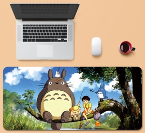 Extended Gaming Totoro Mouse pad Non-Slip Rubber Base Stitched Edge 800 300 2 mm - Picture 1 of 4