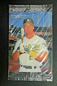 Mark McGwire 1990 Mother's Cookies Card #1 of 4 *NEW IN WRAPPER* 