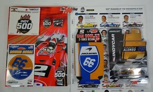 2019 Indianapolis 500 103RD Program Fernando Alonso #66 McLaren Racing Fan Pack - Picture 1 of 12