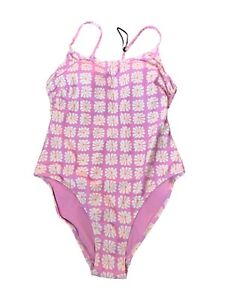 John Lewis NWOT Swimming Suit Costume Size 12 Anyway Pink Floral One Piece