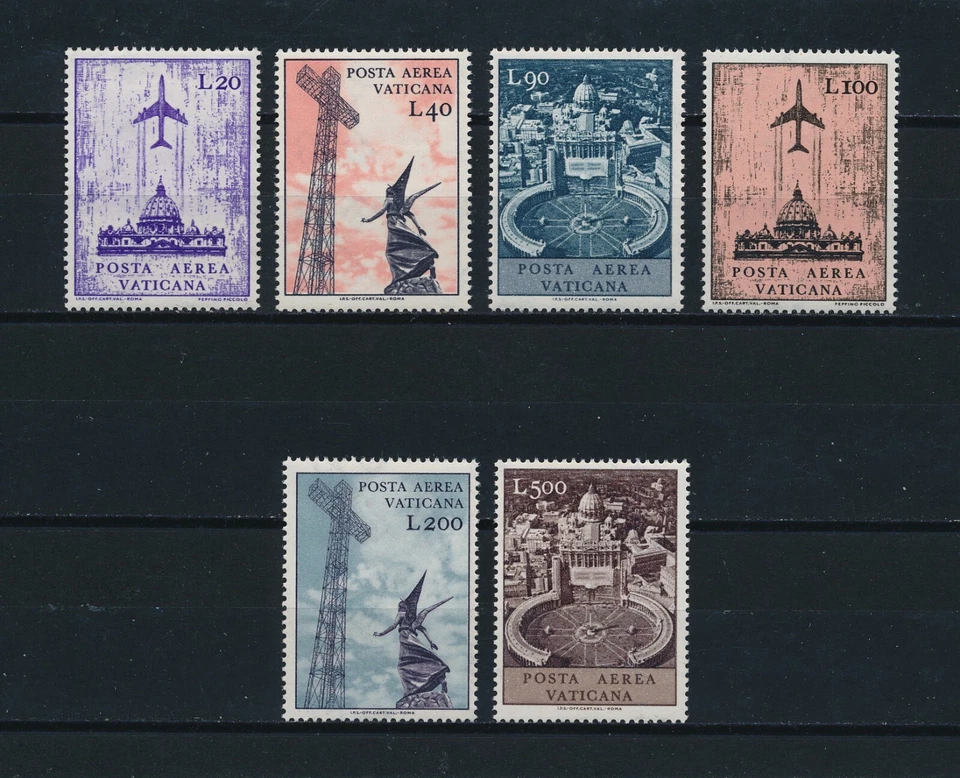 Vatican  C47-52 MNH, 1967 Airmail Set - Image 1 of 1