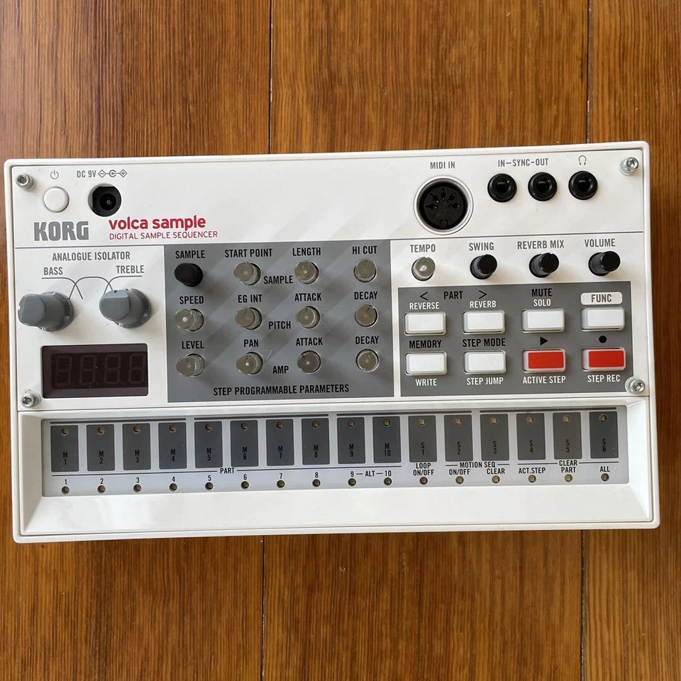 KORG Volca Sample Digital Sequencer Synthesizer batteriebetriebener integrier... - Bild 1 von 1