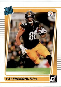 2021 Donruss #281 Pat Freiermuth  Rookie Pittsburgh Steelers