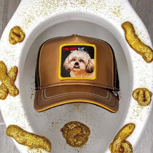 Goorin Farm Trucker Hat Toilet Poodle Dog Puppy The Best $hit Shih Don't Stink - Picture 1 of 6