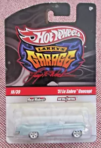 HOT WHEELS 2010 LARRY'S GARAGE '51 LE SABRE CONCEPT METALFLAKE PEARL AZZURRO - Foto 1 di 6