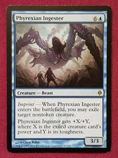 Magic The Gathering NEW PHYREXIA PHYREXIAN INGESTER single blue card MTG