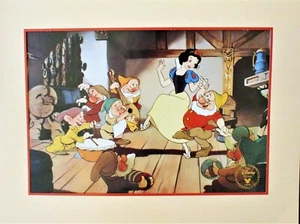 Litografía Walt Disney Blancanieves y los 7 enanitos 1994 exclusiva conmemorativa - Imagen 1 de 2