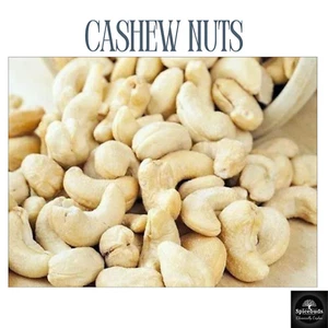 Cashew Nuts Whole Unsalted Fresh Raw Premium Quality Healthy Snacks FREE P&P - Picture 1 of 8