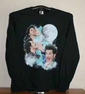 Howling at the moon - Full Moon - Langarmshirt, Small in schwarz - Bild 1 von 5