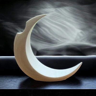 jarrón luna mediana blanco nuevo hecho a mano Foto 1 de 4