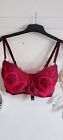 Ann Summers Amelie Red, Burgundy Lace Bra 36E