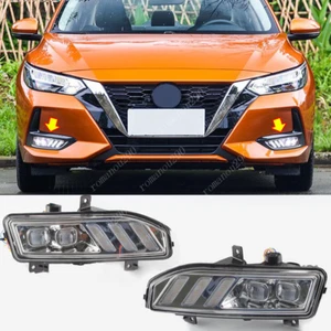 Luces de circulación diurna/luces giratorias LED parachoques DRL para Nissan Sentra 2020-21 - Imagen 1 de 12