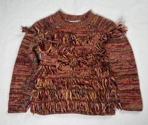 Stella McCartney Kids Girl Multicolor Fringe Sweater 10 years w/ Flaw - Picture 1 of 8