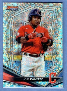 2022 Bowmans Best Jose Ramirez Mini Diamond Refractor #/299 Guardians SP - Picture 1 of 2
