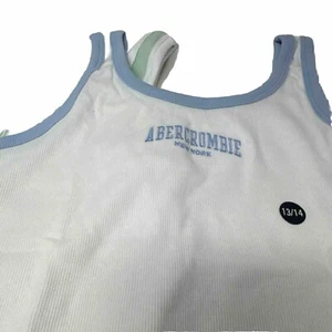 Abercrombie Fitch Girls Size 13/14 Sleeveless t-Shirt Bundle/Packed 2 - Picture 1 of 7