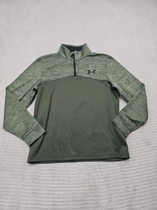 Under Armour Sweatshirt Herren Small Grün Quarter Zip Pullover Coldgear - Bild 1 von 7