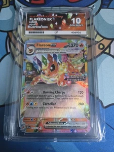 FLAREON EX 014/131 STAMPED PRISMATIC EVOLUTIONS SURPRISE BOX ACE - Foto 1 di 2