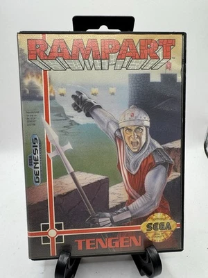 Rampart (Sega Genesis, 1992) Complete in Box CIB - Image 1 of 4