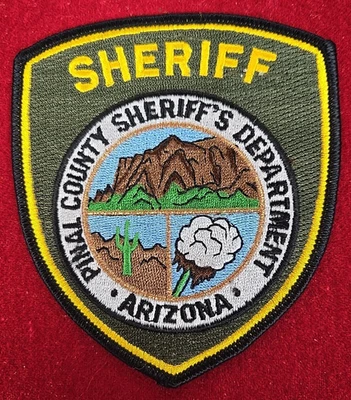 PINAL COUNTY ARIZONA #D SHERIFF POLICE PATCH - Image 1 of 2