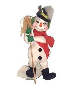 20" 1971 Vintage Mobilitee Annalee Thorndike Vintage Weihnachten Schneemann Puppe - Bild 1 von 18