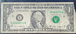 2009 One Dollar Bill ERROR Missing Letter In Serial 🔥🔥 - Picture 1 of 3