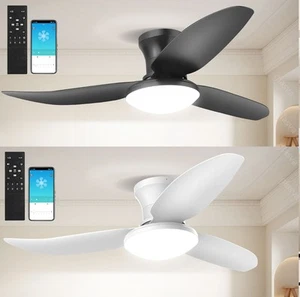 Ventilador de techo Ventilador LED Lámpara de techo con ventilador Lámpara de techo Ventilador - Imagen 1 de 28