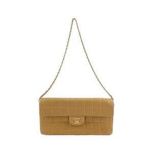 Authentic CHANEL Chocolate Bar Line 15316 Shoulder bag #270-004-148-4569 - Picture 1 of 9