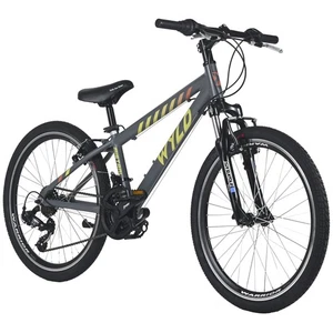 WYLD Kinderfahrrad 24" Mistral Grau Kinderrad 18 Gänge RH 32 cm Ab 8 Jahre 206K - Bild 1 von 10