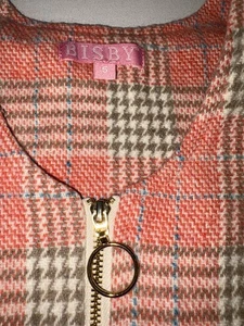 BISBY Size 5 Girls Jumper Dress Fall Plaid - Picture 1 of 17