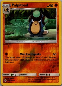 Palpitoad Reverse Holo Common SM - Cosmic Eclipse 116/236 NM - Picture 1 of 2