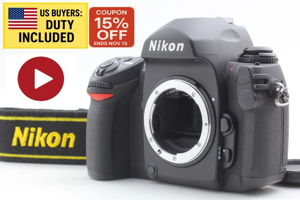 🎦S/N28xxx New Firmware [Unused] Nikon F6 35mm SLR Film Camera Body JAPAN - image 1 of 4