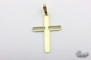 Kreuzanhänger 8kt 333 Gelb gold für Kette Unikat neuwertig! * - Bild 1 von 6