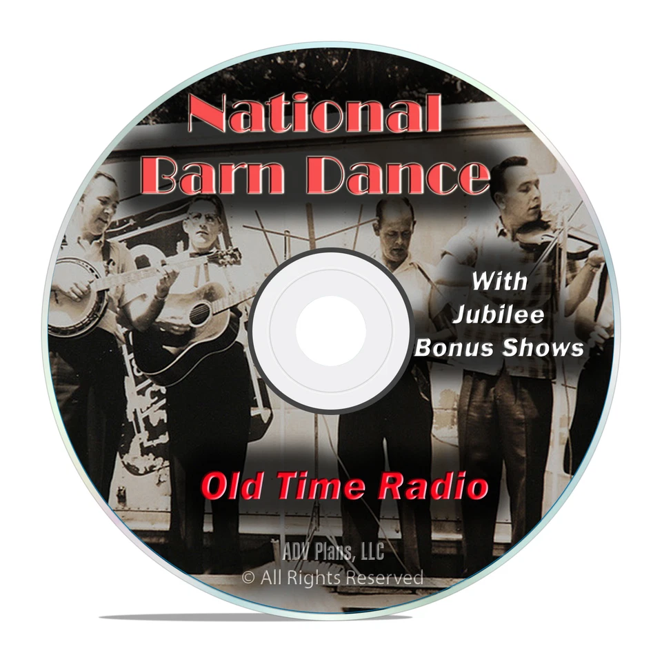National Barn Dance, 837 Old Time Radio Country Music Shows OTR mp3 DVD G14