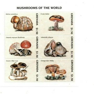 Grenada - 1997 - Mushrooms - Sheet Of 6 Stamps - MNH - Picture 1 of 1