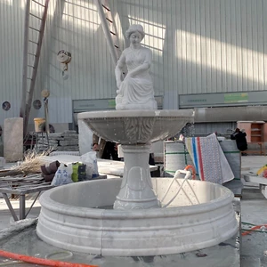 Hand Carved indoor Marble fountain,marble statue fountain,marble water fountains - Picture 1 of 7