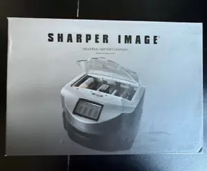 Sharper Image Universal Silver Battery Charger - Picture 1 of 5