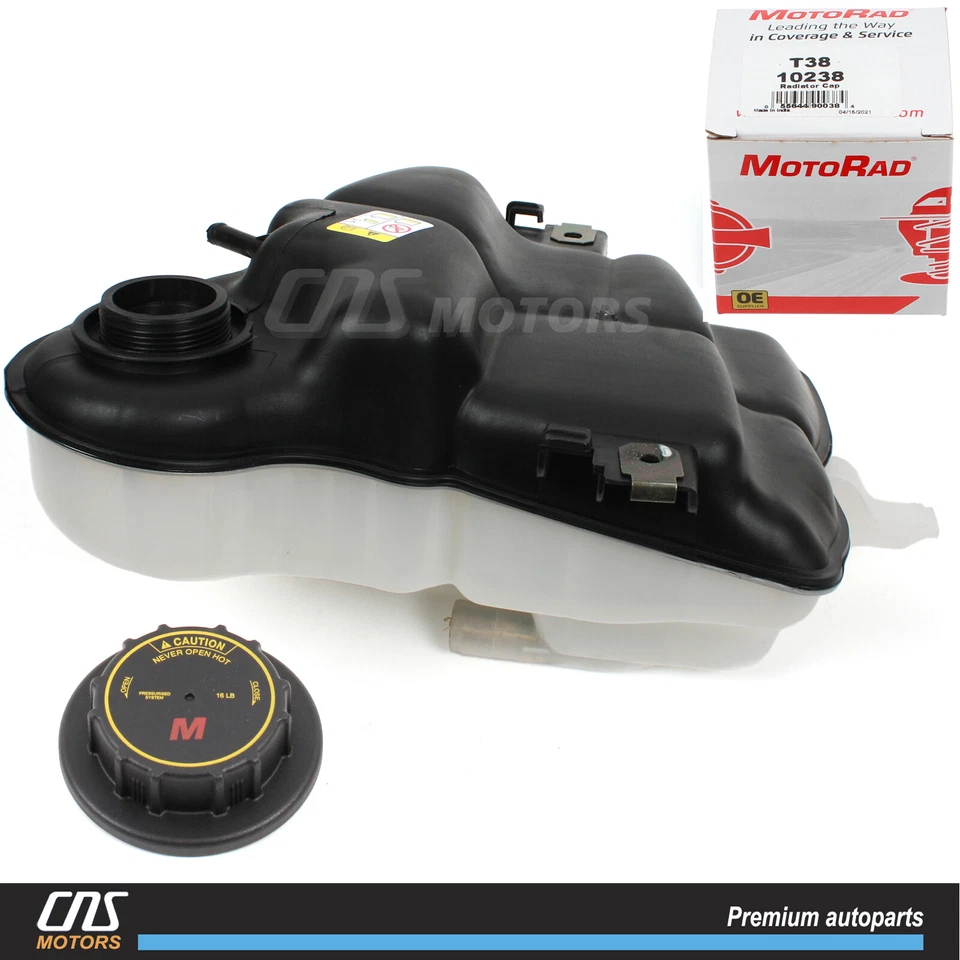 Coolant Reservoir Tank & Cap for 03-07 Ford F-250 F-350 F-450 Excursion⭐⭐⭐⭐⭐ - Imagem 1 de 4