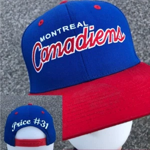 Rare Montreal Canadians Carey Price #31 Blue Snapback Zephyr NHL Hat - Picture 1 of 10