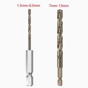 Sechskantschaft 1,5 mm-13 mm Bohrer Bit Set Drehbohrer 6542 Hochgeschwindigkeit Sechskantgriff - Bild 1 von 11