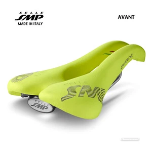 NEW Selle SMP AVANT Saddle : YELLOW FLUO - MADE IN iTALY! - Picture 1 of 2