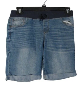 Arizona Jean Co. Pantaloncini corti comodi ragazza Plus 18 1/2 blu denim - Foto 1 di 3